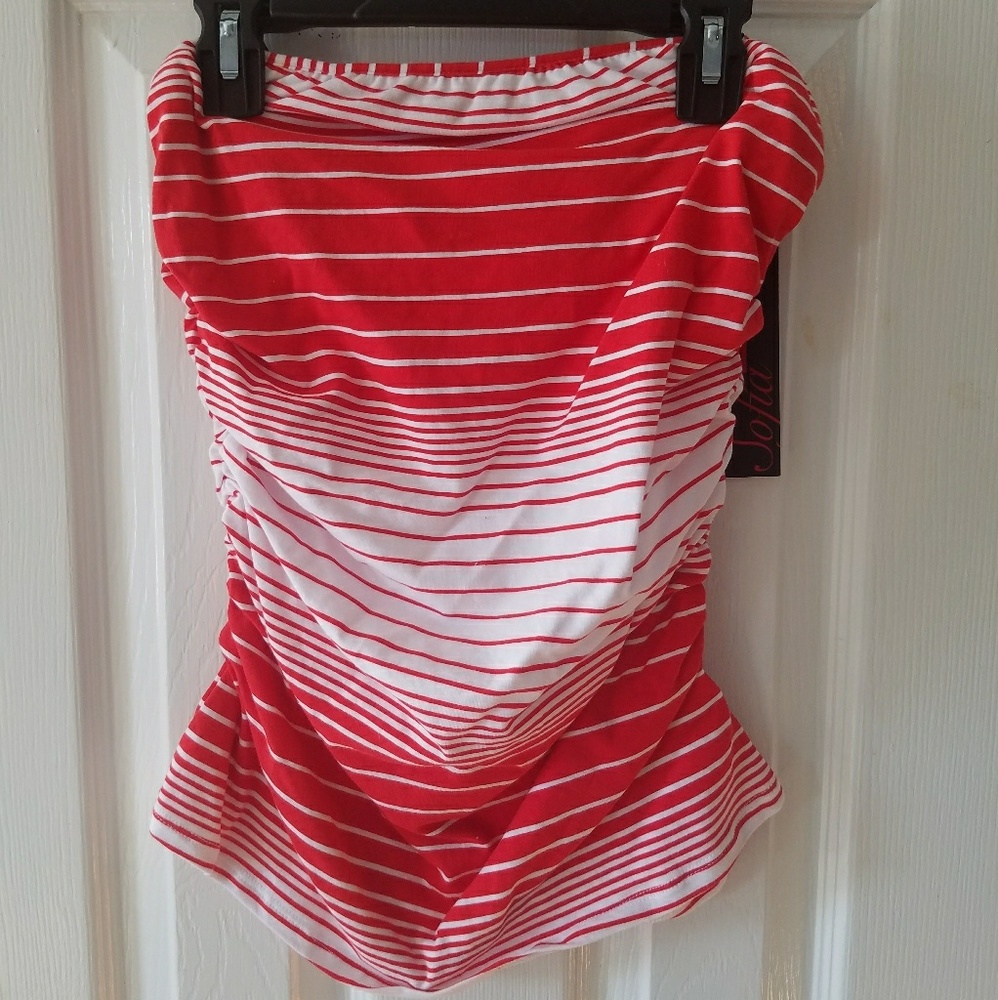 Women's Sofia strapless/sleeveless shirt